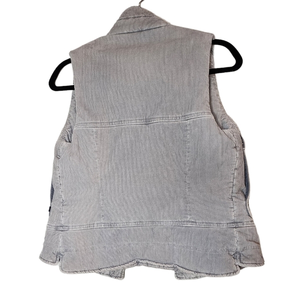 Citizens of Humanity grey corduroy puffer vest.  Women's size 4. - Picture 8 of 16